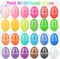 24 Pack Easter Basket Stuffers Fillers Butter Slime Kit Easter Eggs Fidget Toys Stress Relief Non-Sticky Stretchy
